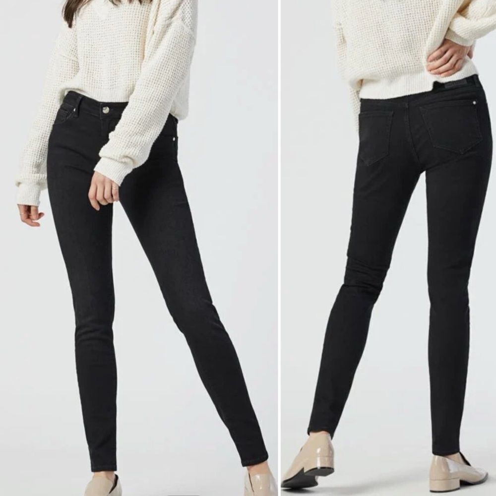 MAVI Black Alyssa Super Skinny Jeans-10